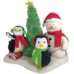 Hallmark Jingle Pals Snowman Penguins Rockin Around Christmas Tree NOT WORKING